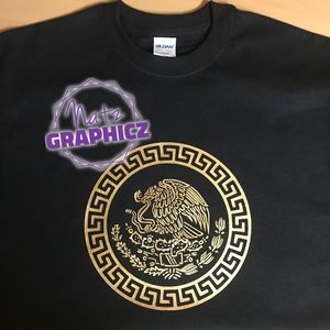 Custom T-shirt Gold Eagle